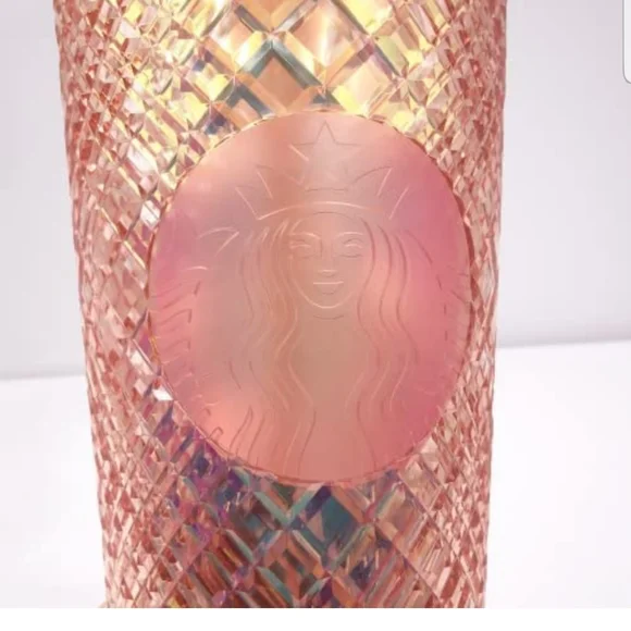 Starbucks holiday Venti 2021 Holiday Collection Rose Gold jeweled Tumbler